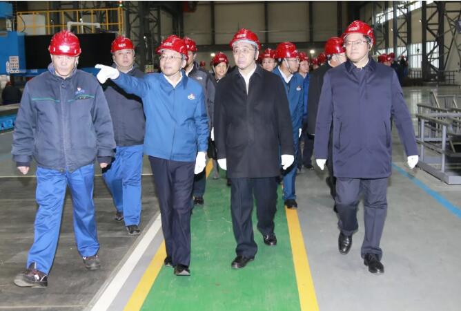 雷凡培、楊金成到渤船集團(tuán)調(diào)研